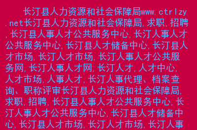 长汀人才网，连接人才与机遇的桥梁